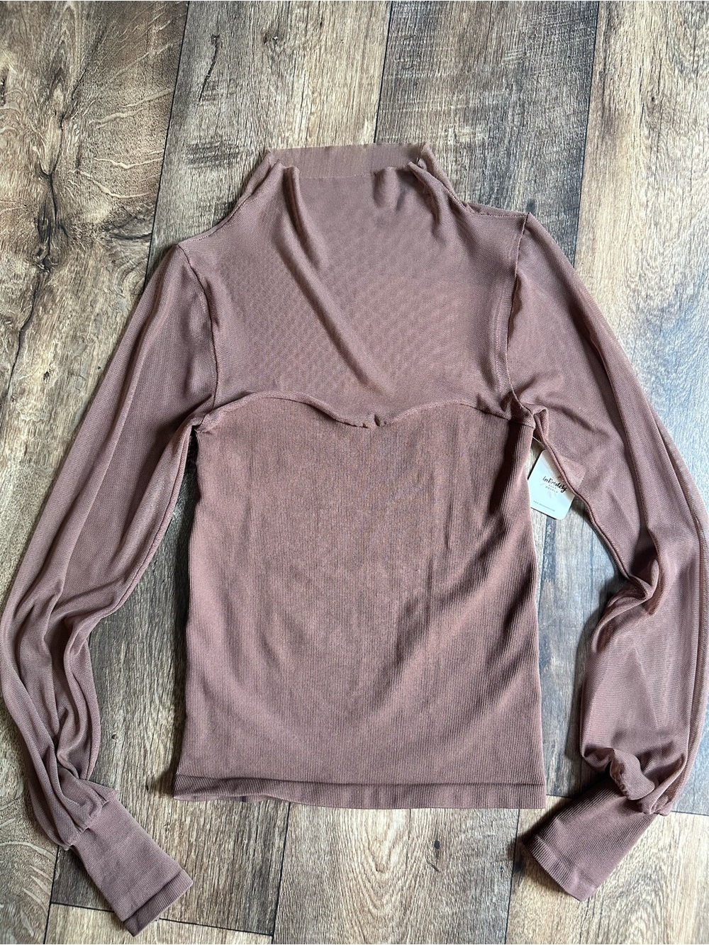 Free People Mesh Top